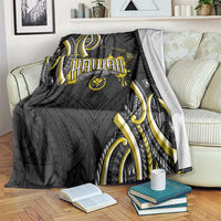 Traditional Art Hawaiian Kakau Tattoos Blanket Yellow Color - Polynesian Pride