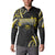 Traditional Art Hawaiian Kakau Tattoos Button Sweatshirt Yellow Color - Polynesian Pride