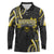 Traditional Art Hawaiian Kakau Tattoos Long Sleeve Polo Shirt Yellow Color - Polynesian Pride
