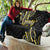 Traditional Art Hawaiian Kakau Tattoos Quilt Yellow Color - Polynesian Pride