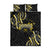 Traditional Art Hawaiian Kakau Tattoos Quilt Bed Set Yellow Color - Polynesian Pride