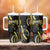 Traditional Art Hawaiian Kakau Tattoos Tumbler With Handle Yellow Color - Polynesian Pride