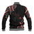 Traditional Art Hawaiian Kakau Tattoos Baseball Jacket Red Color - Polynesian Pride