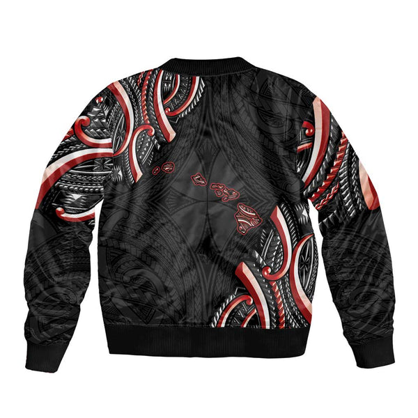 Austral Islands Bomber Jacket Kakau Style main image 1
