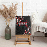 Traditional Art Hawaiian Kakau Tattoos Canvas Wall Art Red Color - Polynesian Pride