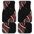 Traditional Art Hawaiian Kakau Tattoos Car Mats Red Color - Polynesian Pride
