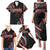 Traditional Art Hawaiian Kakau Tattoos Family Matching Puletasi and Hawaiian Shirt Red Color - Polynesian Pride