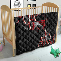 Traditional Art Hawaiian Kakau Tattoos Quilt Red Color - Polynesian Pride