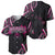 Traditional Art Hawaiian Kakau Tattoos Baseball Jersey Pink Color - Polynesian Pride