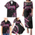 Traditional Art Hawaiian Kakau Tattoos Family Matching Puletasi and Hawaiian Shirt Pink Color - Polynesian Pride