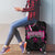 Traditional Art Hawaiian Kakau Tattoos Luggage Cover Pink Color - Polynesian Pride