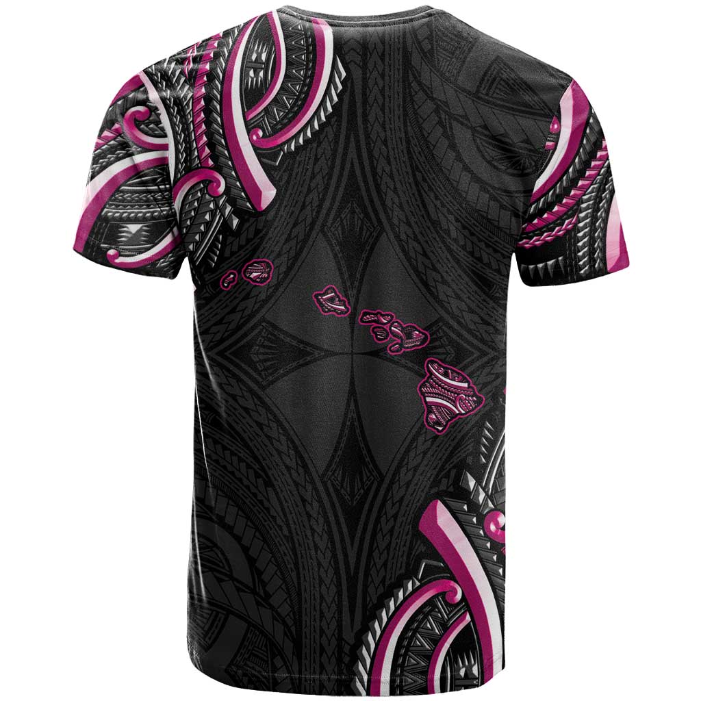 Traditional Art Hawaiian Kakau Tattoos T Shirt Pink Color LT03 - Polynesian Pride