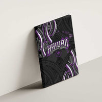 Traditional Art Hawaiian Kakau Tattoos Canvas Wall Art Purple Color - Polynesian Pride