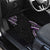 Traditional Art Hawaiian Kakau Tattoos Car Mats Purple Color - Polynesian Pride