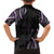 Traditional Art Hawaiian Kakau Tattoos Family Matching Off The Shoulder Long Sleeve Dress and Hawaiian Shirt Purple Color - Polynesian Pride