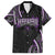 Traditional Art Hawaiian Kakau Tattoos Family Matching Summer Maxi Dress and Hawaiian Shirt Purple Color - Polynesian Pride