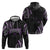 Traditional Art Hawaiian Kakau Tattoos Hoodie Purple Color - Polynesian Pride