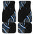 Traditional Art Hawaiian Kakau Tattoos Car Mats Blue Color - Polynesian Pride