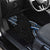 Traditional Art Hawaiian Kakau Tattoos Car Mats Blue Color - Polynesian Pride