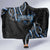 Traditional Art Hawaiian Kakau Tattoos Hooded Blanket Blue Color - Polynesian Pride
