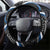 Traditional Art Hawaiian Kakau Tattoos Steering Wheel Cover Blue Color - Polynesian Pride