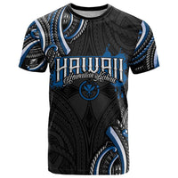 Traditional Art Hawaiian Kakau Tattoos T Shirt Blue Color - Polynesian Pride