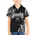 Traditional Art Hawaiian Kakau Tattoos Family Matching Off Shoulder Short Dress and Hawaiian Shirt White - Polynesian Pride