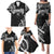 Traditional Art Hawaiian Kakau Tattoos Family Matching Puletasi and Hawaiian Shirt White - Polynesian Pride