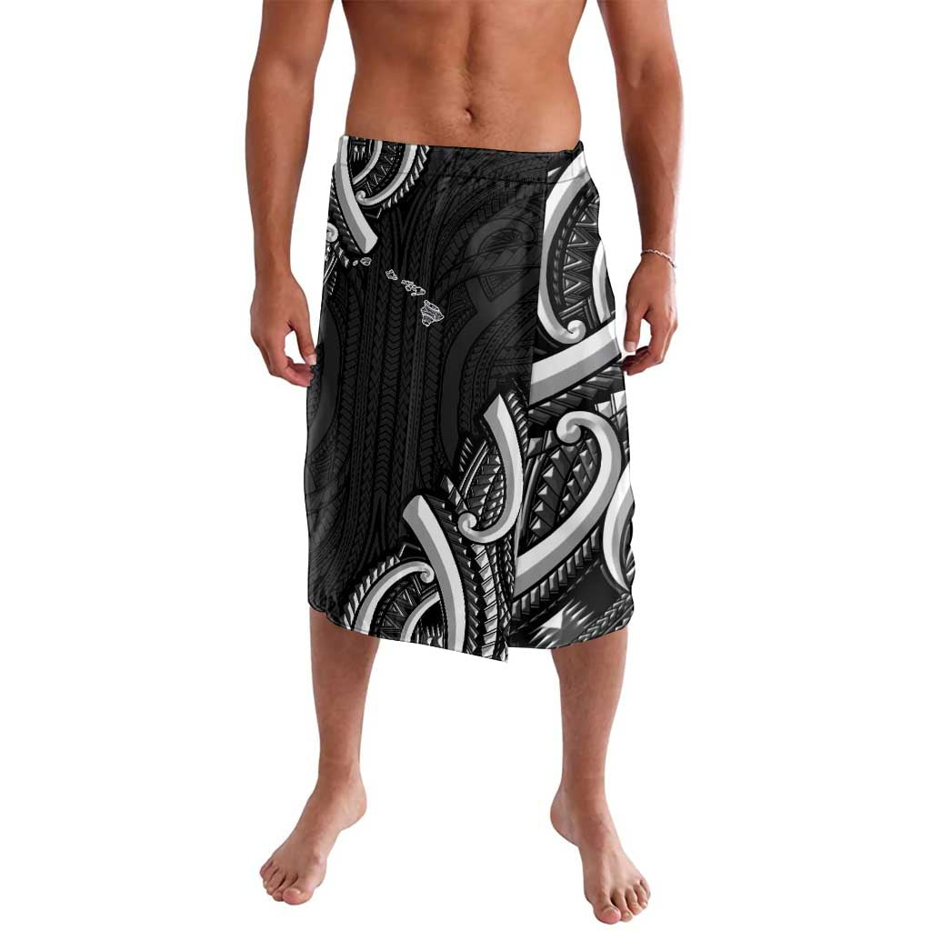 Traditional Art Hawaiian Kakau Tattoos Lavalava White - Polynesian Pride