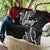 Traditional Art Hawaiian Kakau Tattoos Quilt White - Polynesian Pride