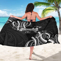 Traditional Art Hawaiian Kakau Tattoos Sarong White - Polynesian Pride