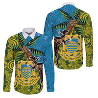 Tuvalu and Australia Together Family Matching Mermaid Dress and Hawaiian Shirt Tapa Pattern and Aboriginal mix Culture