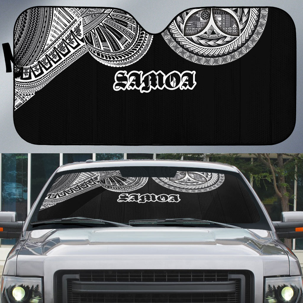 Samoa Traditional Tattoo Auto Sun Shade Tribal Tatau Pattern