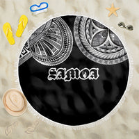 Samoa Traditional Tattoo Beach Blanket Tribal Tatau Pattern