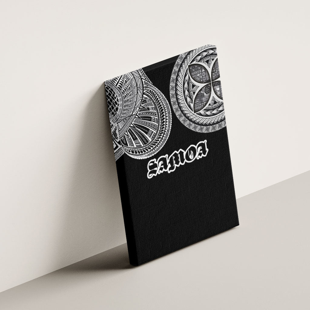 Samoa Traditional Tattoo Canvas Wall Art Tribal Tatau Pattern