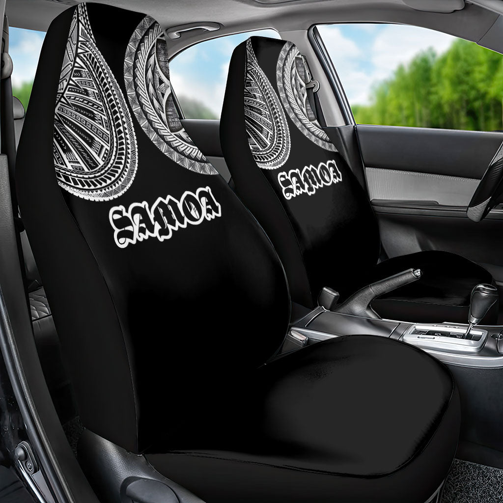 Samoa Traditional Tattoo Car Seat Cover Tribal Tatau Pattern