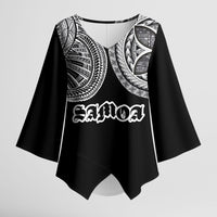 Samoa Traditional Tattoo Kimono Sleeve Blouse Tribal Tatau Pattern