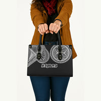 Samoa Traditional Tattoo Leather Bag Tribal Tatau Pattern