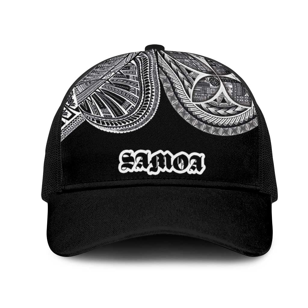 Samoa Traditional Tattoo Mesh Trucker Cap Tribal Tatau Pattern