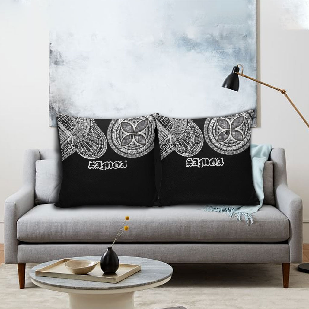 Samoa Traditional Tattoo Pillow Cover Tribal Tatau Pattern
