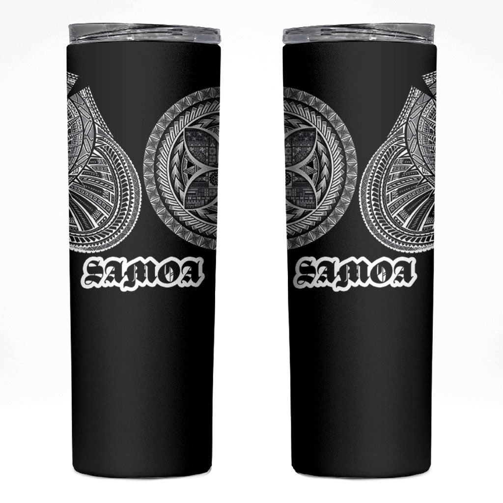 Samoa Traditional Tattoo Skinny Tumbler Tribal Tatau Pattern