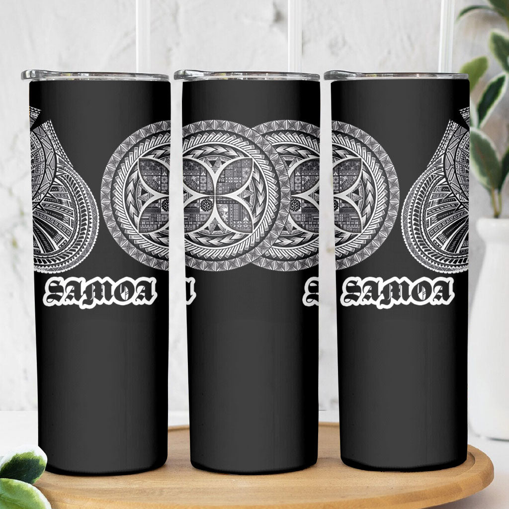 Samoa Traditional Tattoo Skinny Tumbler Tribal Tatau Pattern