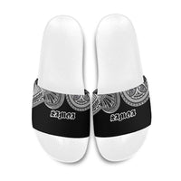 Samoa Traditional Tattoo Slide Sandals Tribal Tatau Pattern