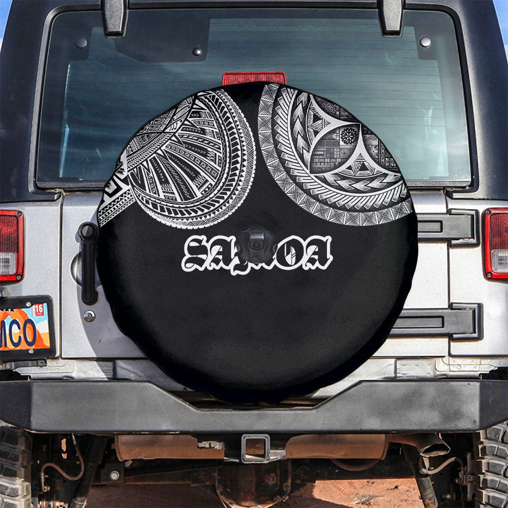 Samoa Traditional Tattoo Spare Tire Cover Tribal Tatau Pattern