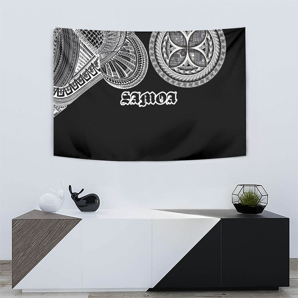 Samoa Traditional Tattoo Tapestry Tribal Tatau Pattern