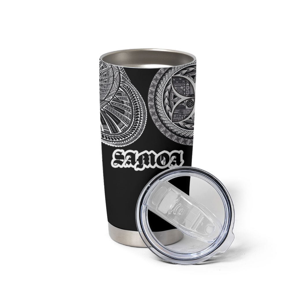 Samoa Traditional Tattoo Tumbler Cup Tribal Tatau Pattern