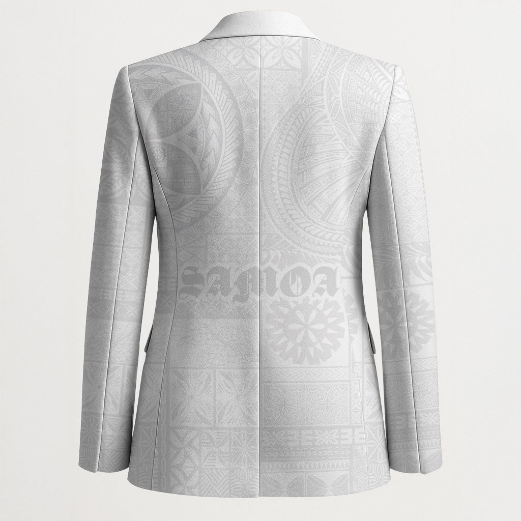 Samoa Lotu Tamaiti Blazer Tribal Tatau with Siapo Pattern