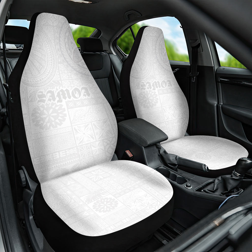 Samoa Lotu Tamaiti Car Seat Cover Tribal Tatau with Siapo Pattern