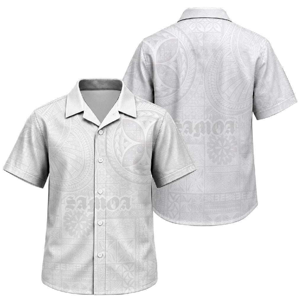 Samoa Lotu Tamaiti Family Matching Mermaid Dress and Hawaiian Shirt Tribal Tatau with Siapo Pattern