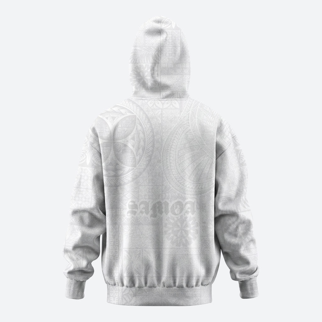Samoa Lotu Tamaiti Hoodie Tribal Tatau with Siapo Pattern
